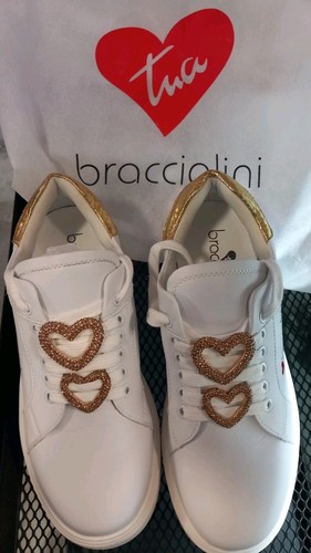 Scarpe bianche braccialini - scarpe,