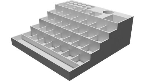 Organizer vasetti testors - organizer,