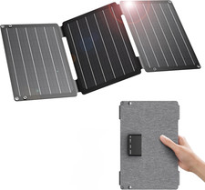 Caricabatterie Solare 30W, Pannello Solare Portatile Con Porte CC, Caricamento R