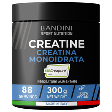 Bandini® CREAPURE® 300g Creatina Polvere | Pura, Monoidrata, Con Dosatore