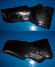 FORESTALE POLIZIA CARABINIERI Fondina pelle cuoio estrazione rapida x cinturone