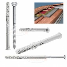 PZ 4 TASSELLO C/ VITE PROLUNGATO MULTIESPANSIONE SERRAMENTI CEMENTO 8 X80 TORX