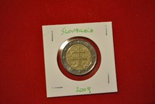 Moneta 2 Euro e 50 centesimi Slovacchia 2009 in circolazione