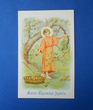 Santino HolyCard San Tommaso Apostolo Martire Pubblicità Goussier Picard Troyes