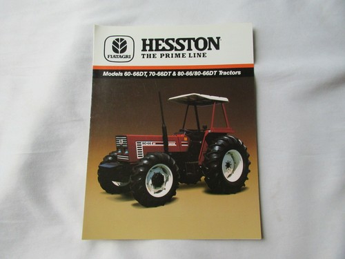 Brochure trattore hesston - brochure, fiat
