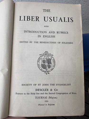 Liber usualis with - usualis,