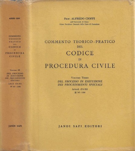 Commento teorico pratico del - commento,
