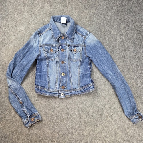 Giacca denim cropper - giacca, blu