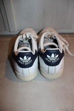 adidas Stan Smith Uomo Sneakers - Core White / Dark Blue , EU 47 1/3 USATE