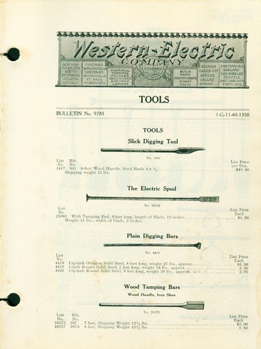 Bulletin western utensili - bulletin,