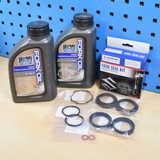 Kit guarnizioni forcella originale Suzuki GSX-R1000 K5-K8 (05-08) tappi parapolvere olio forcella
