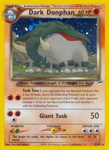 Dark donphan 105 pokemon - donphan,