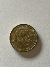MONETA COIN L. 200 LIRE 1997 Pittura Repubblica ITALIANA