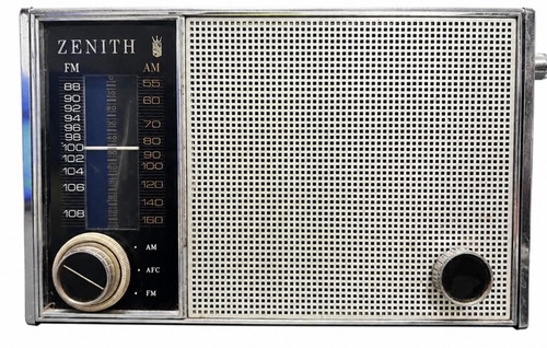 Radio portatile vintage zenith - radio,