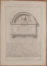 RICORDI DI ARCHITETTURA MONUMENTO ARCIVESCOVO EUGENIO CECCONI FIRENZE CIMITERO