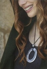 collana pendente ovale