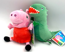 Set of 2 Peppa Pig Plush Toys