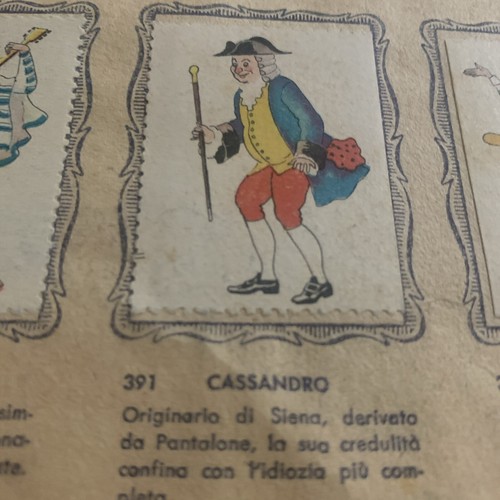 Figurina 391 maschere e - maschere,