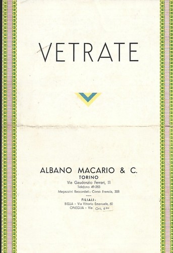 Depliant vetrate artistiche - depliant, a