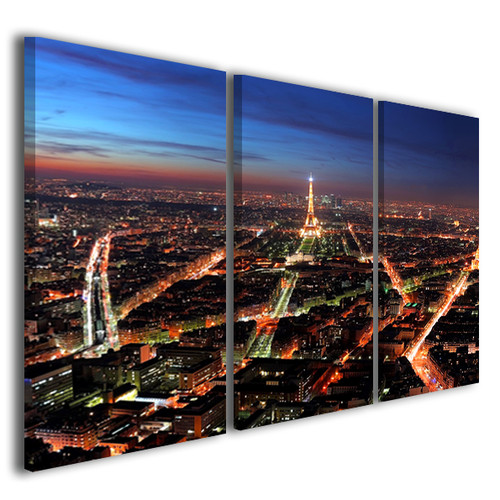 Quadri moderni paris night - quadri,