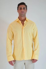 Camicia in Lino con Collo