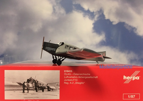 Herpa wings junkers 13 a - herpa, 1:87