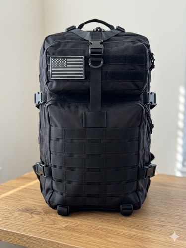 Zaino tattico 45l nero - zaino,