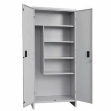 Armadio portascope in lamiera a 2 ante Armadietto in metallo con serratura