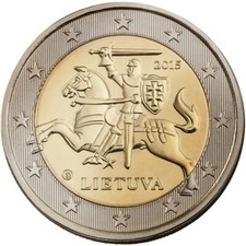 Euro lithuania 2015 - lithuania, unc