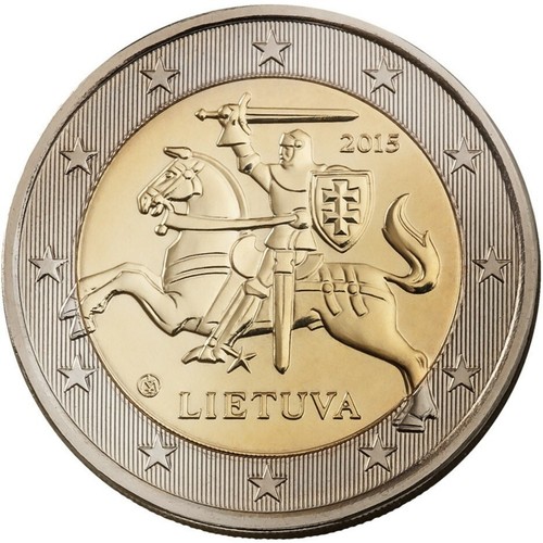 Euro lithuania 2015 unc - 2, *