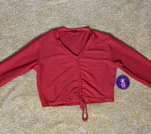 Blusa suzzi rossa maglia - suzzi,