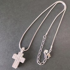 Collana con croce swarovski - croce,