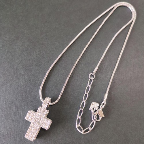 Collana con croce swarovski - con,