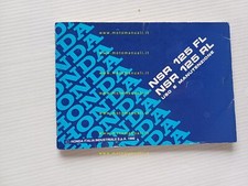 Honda NSR 125 RL - 125 FL 1990 manuale uso manutenzione italiano originale