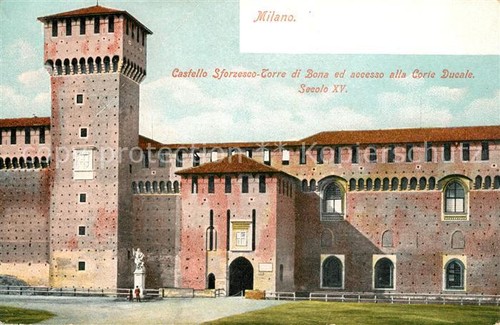 Milano castello sforzesco - castello,