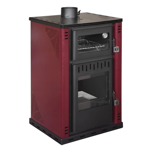 Stufa legna con forno - a,