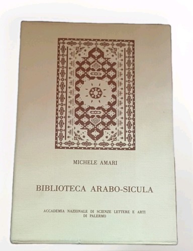 Biblioteca arabo sicula - arabo, di
