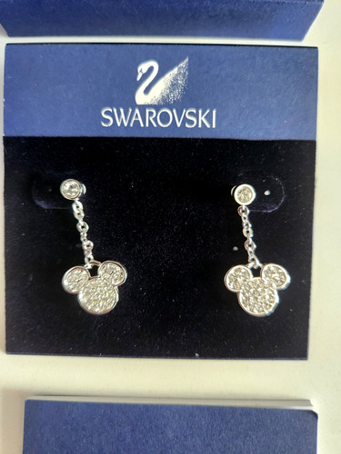 Orecchini swarovski topolino - orecchini,