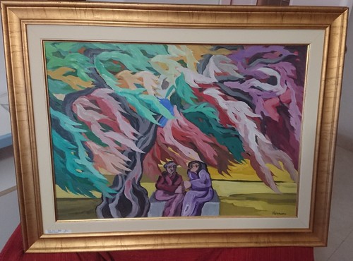 Saverio terruso olio su - -,
