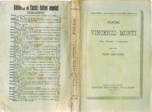 Poesie vincenzo monti per - poesie, di