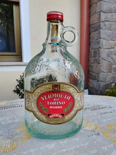 VERMOUTH DI TORINO ROSSO BARBERO VUOTA 2LT VINTAGE / lampade artigianali