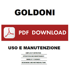 GOLDONI 3050 3445 3070 Manuale uso manutenzione Libretto istruzioni trattore CD