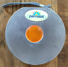 PORTA CD VINTAGE PARMALAT IN ALLUMINIO - 10 POSTI Come Nuovo