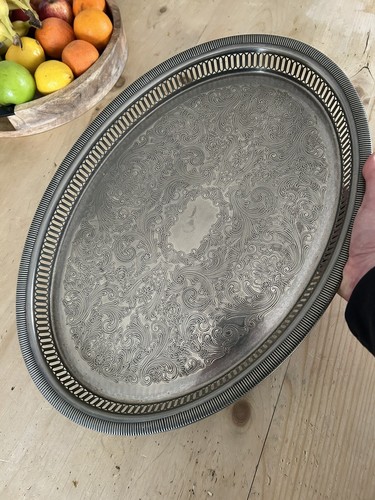 Elegante vassoio argento - argento,