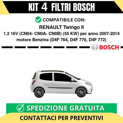 Kit bosch filtri tagliando - kit,