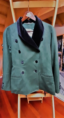 Giacca velluto lana merino - lana,