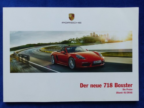 Porsche 718 boxster tipo 982 - tipo,