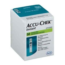 50 Accu-chek Instant strisce reattive diabete test glucosio scadenza: 02-2027