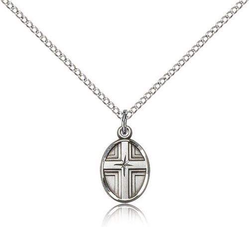 Collana croce argento - in,