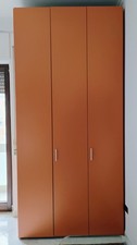 Armadio guardaroba a tre ante in legno larghezza cm. 140, altezza cm 290 